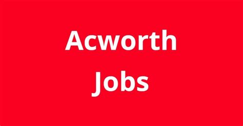 Sign in. . Acworth jobs